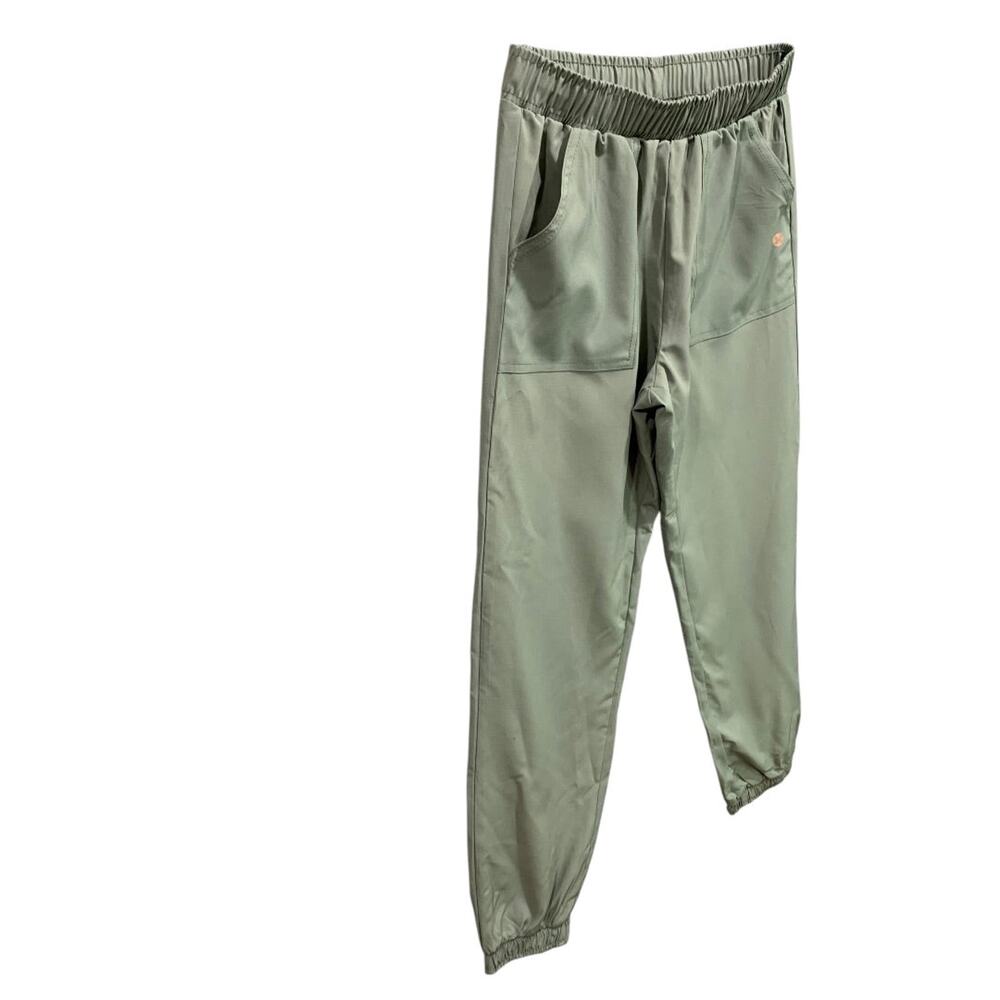 Medium (10/12) RBX Girls Youth Sage Green Windbreaker Jogger Pants
